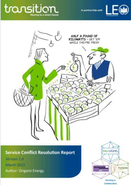 TRANSITION Service Conflict Resolution – War Games Report – March 2021